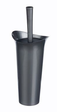 Ерш туалетный с подставкой п/м IDEA "Лотос" М5018, 147x124x380 мм, металик фото 1