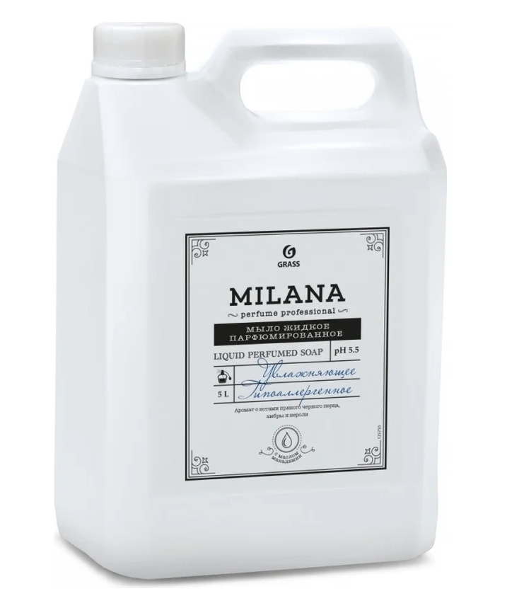 Крем-мыло жидкое увлажняющее "Milana Professional" 5 кг.
 фото 1