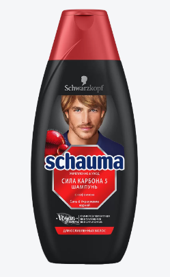 Шампунь SCHAUMA "СИЛА КАРБОНА 5" 380 мл /10 фото 1