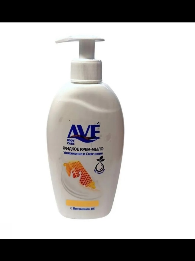 АВЕ жидкое крем-мыло 300мл. Мед и Молоко *1/12 фото 1