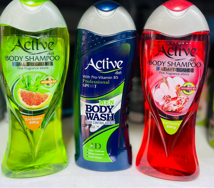 Актив гель д/душа 400мл. Орхидея (красный)  фото 1