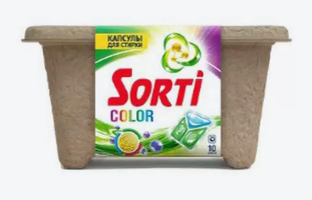Сорти капсулы для стирки 10шт. Колор (381-7К) картон *1/4 фото 1