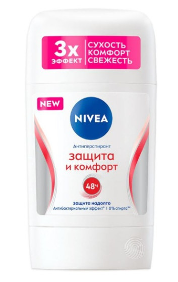 НИВЕЯ део-стик жен. 50мл Защита и Комфорт (84154) *2/15 фото 1