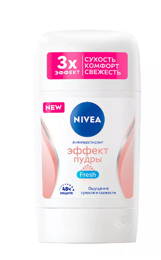 НИВЕЯ део-стик жен. 50мл Эффект пудры Фреш фото 1
