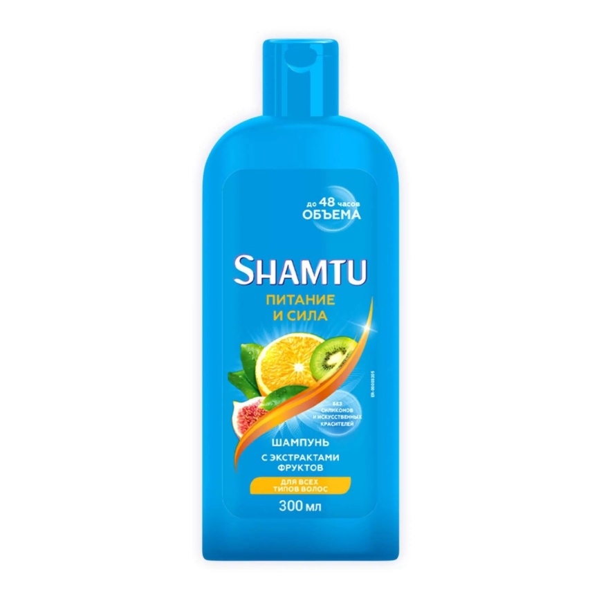 ШАМТУ шамп.300мл. Питание и сила с экстрактами фруктов *3/12 - акц.цена фото 1