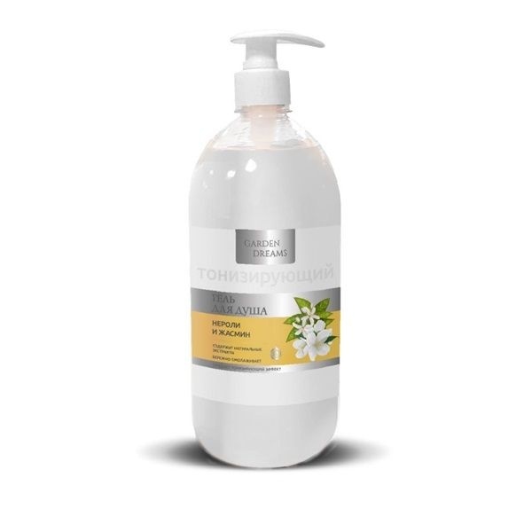 ТБХ Гель д/душа "Garden Dreams" 1000мл. Тонизирующий Нероли и Жасмин *12 70606 фото 1